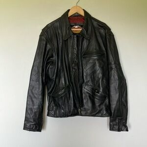 Harley-Davidson Black Leather Biker Jacket